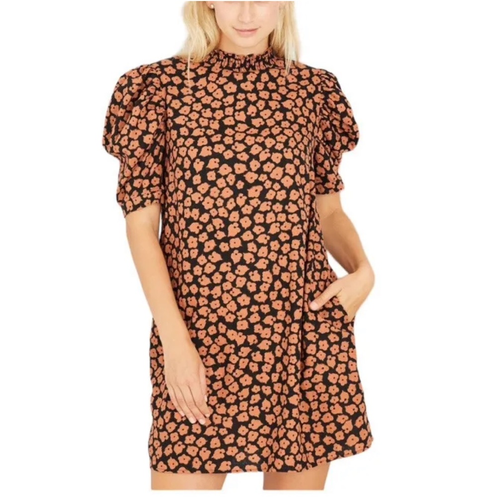 Fall Vibes! Who What Wear Linen blend minidress with POCKETS - XL
